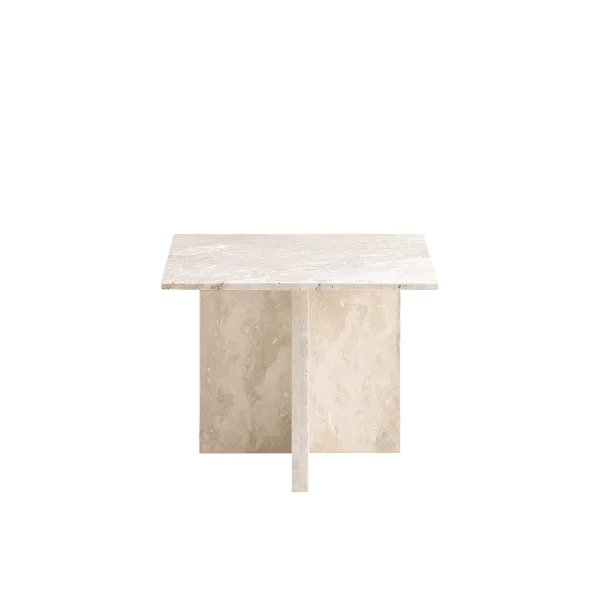 Dome Travertine Side Table
