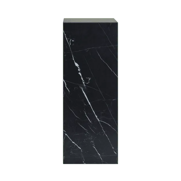 Black Marble Stone Plinth