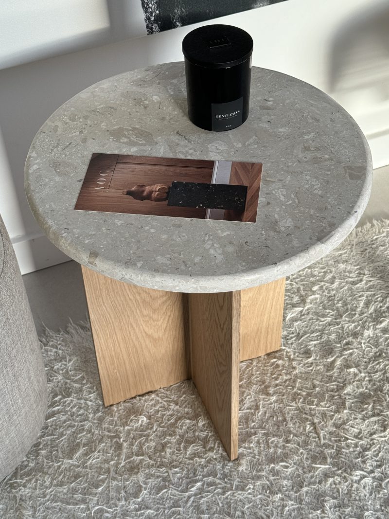 Treasure - Natural Oak Side Table - Tall - Image 8
