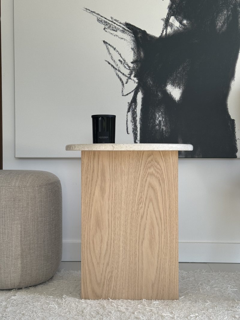 Treasure - Natural Oak Side Table - Tall - Image 10