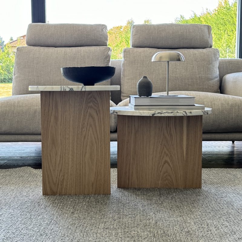 Treasure - Natural Oak Side Table - Tall - Image 14