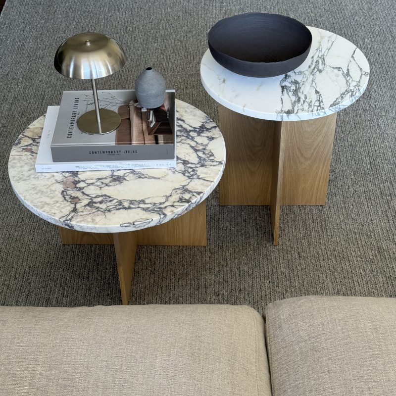 Treasure - Natural Oak Side Table - Tall - Image 12