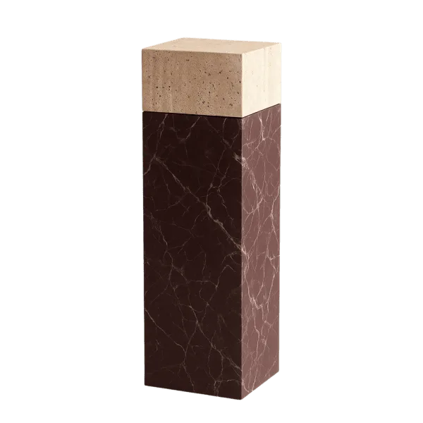 Travertine Rouge Plinth