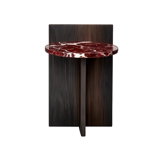 Aura Side Table Smoked Oak - L